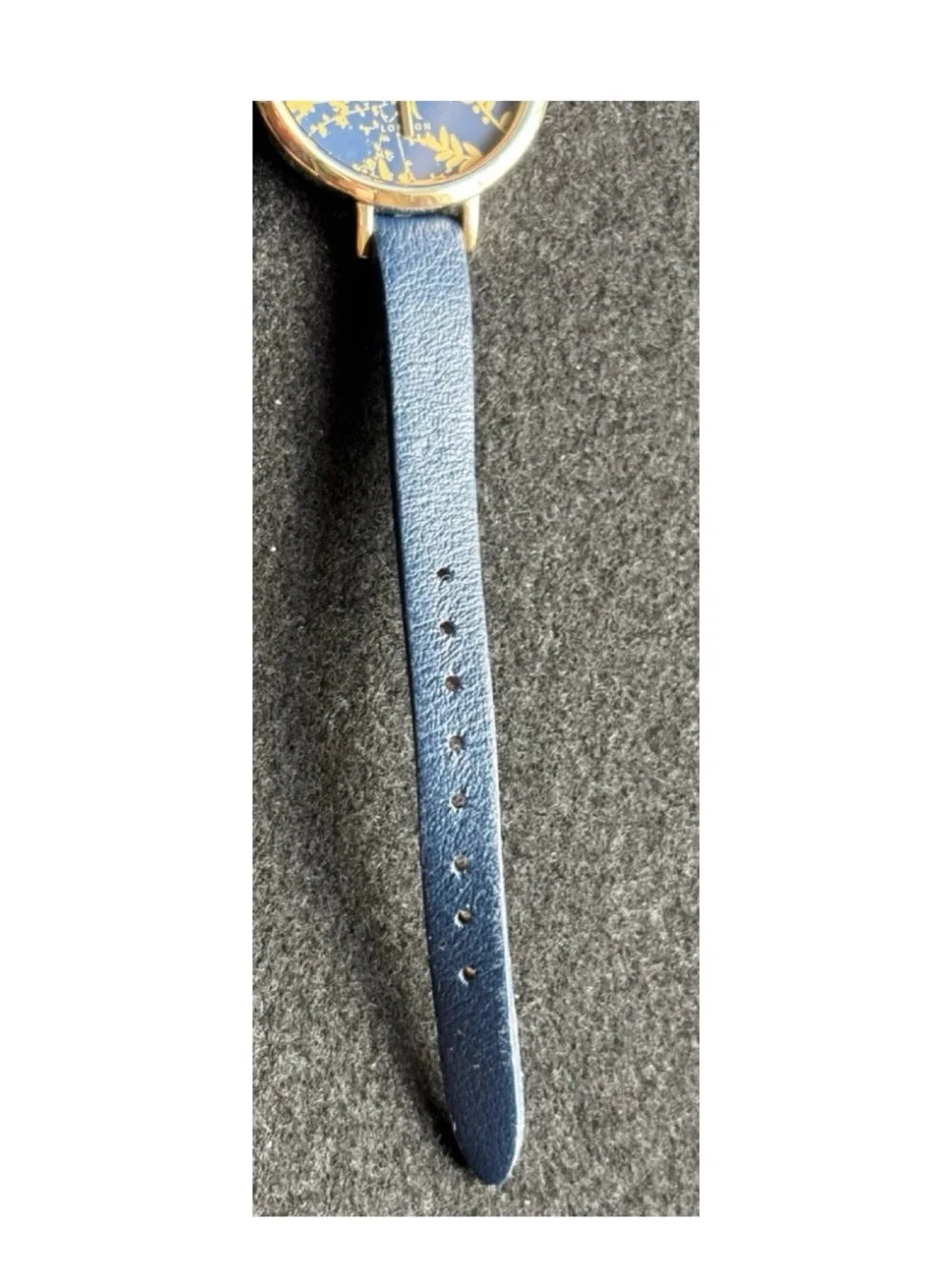 NWOT** Anthropologie LARK London Huxley Leather Watch **Needs Battery